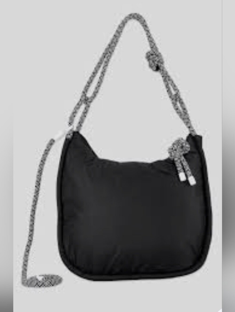 NWT Wildfox Black Shoulder/crossbody Bag  Patterned StrapsChic Wildfox bag wit